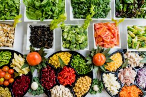 Heart-Healthy food, macro shot of vegetable