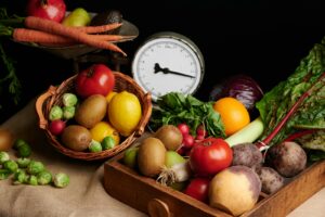 Fresh vegetables and lean protein